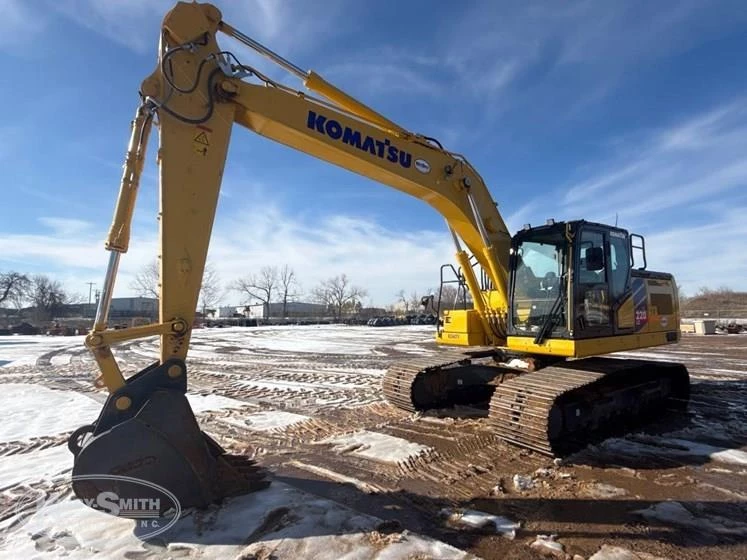 Used Excavator in yard